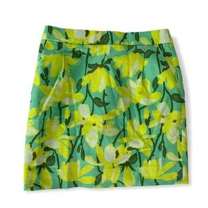 J. Crew Floral Mini Skirt Size 00
